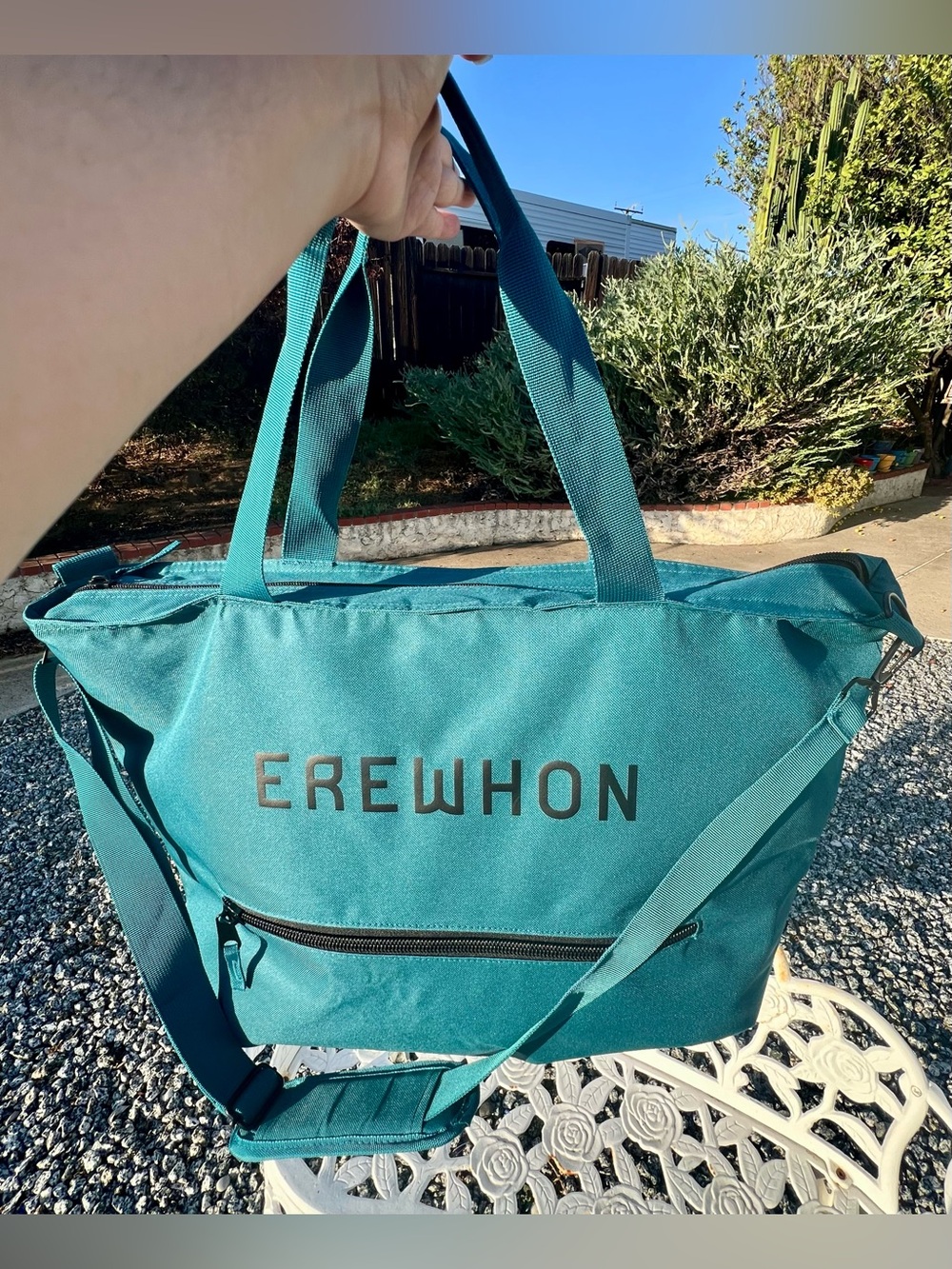 RARE color Erewhon Traveler Bag Sea Blue Insulated Travel Tote/cooler NEW